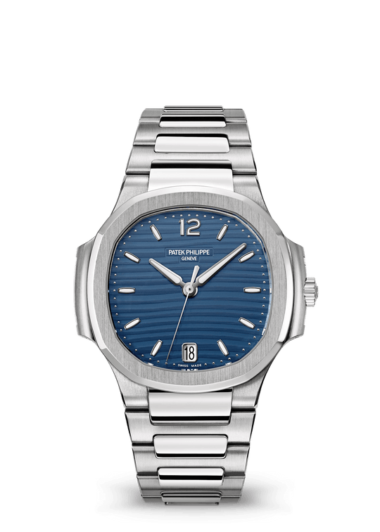 NS DATE SP. SECONDS - STEEL AND BLUE