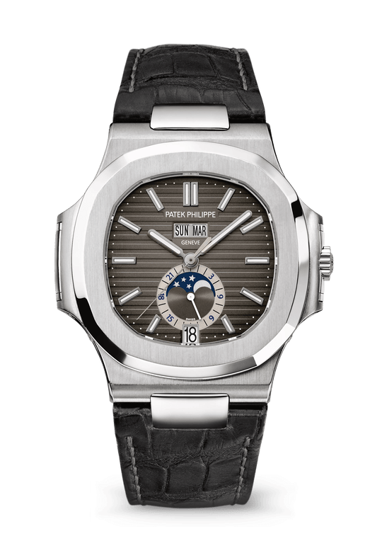AL. CALENDAR MN. PHASES - GREY AND STEEL