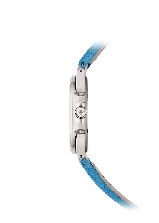 NS. DATE SP. SECONDS. - AQUA BLUE